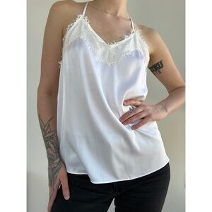White Lace Cami Top